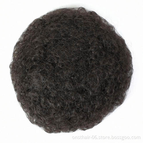 MYZYR Synthetic kinky curly high puff hairpiece hair afro updo scrunchie hair accessory chignon bun with clips in for girl and